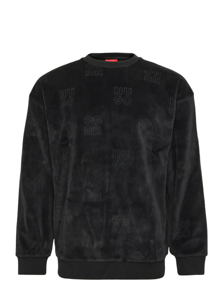 Men's Black Veloro Sweatshirt HUGO 50571215-001