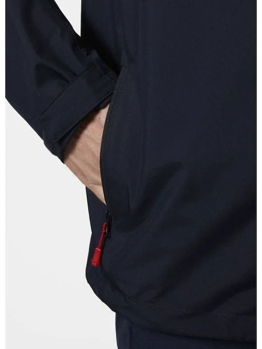 Men's Navy Blue HEH CREW HOODED MIDLAYER JACKET 2 Helly Hansen 34442-NAVY