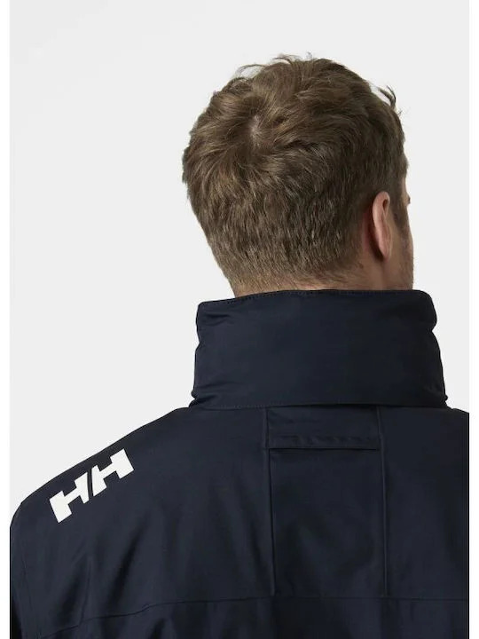 Men's Navy Blue HEH CREW HOODED MIDLAYER JACKET 2 Helly Hansen 34442-NAVY