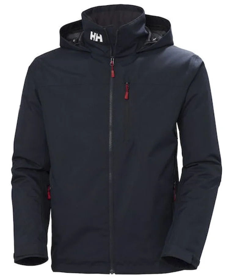 Men's Navy Blue HEH CREW HOODED MIDLAYER JACKET 2 Helly Hansen 34442-NAVY