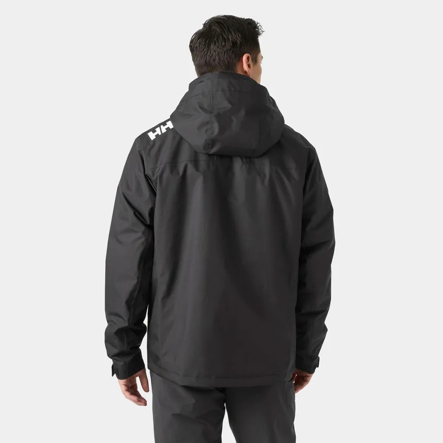 Men's Black HEH CREW HOODED PILE JACKET Helly Hansen 34526-BLACK