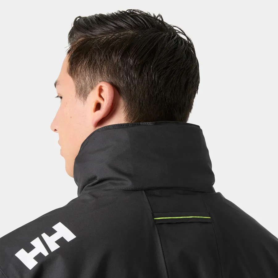 Men's Black HEH CREW HOODED PILE JACKET Helly Hansen 34526-BLACK
