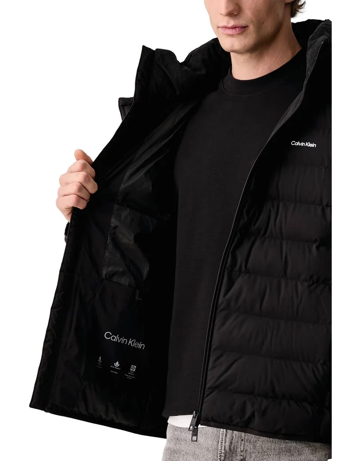 Ανδρικό Μπουφάν Μαύρο Calvin Klein LV04LH501G-UB1