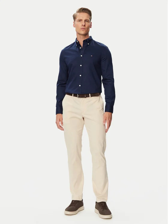 Ανδρικό Πουκάμισο Navy Μπλε Tommy Hilfiger MW0MW44570-DCC