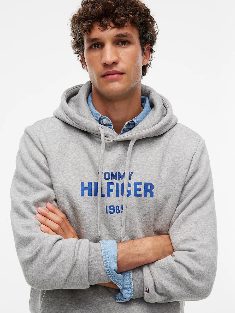 Ανδρικό Φούτερ Γκρι Tommy Hilfiger MW0MW44937-P01