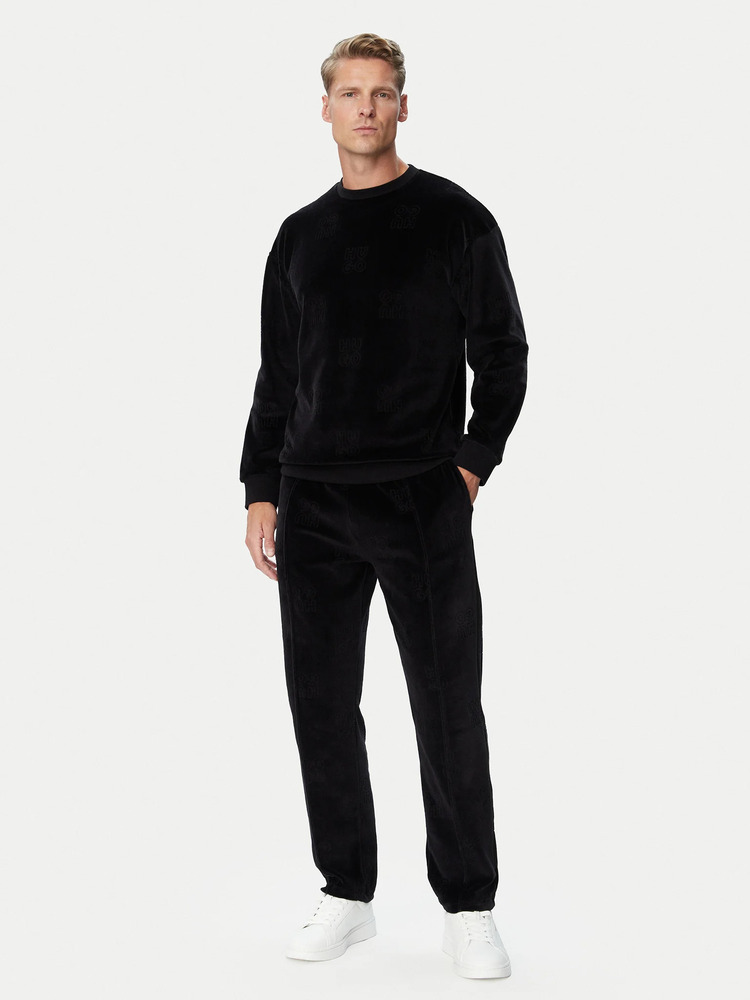 Men's Black Veloro Pants HUGO 50571208-001