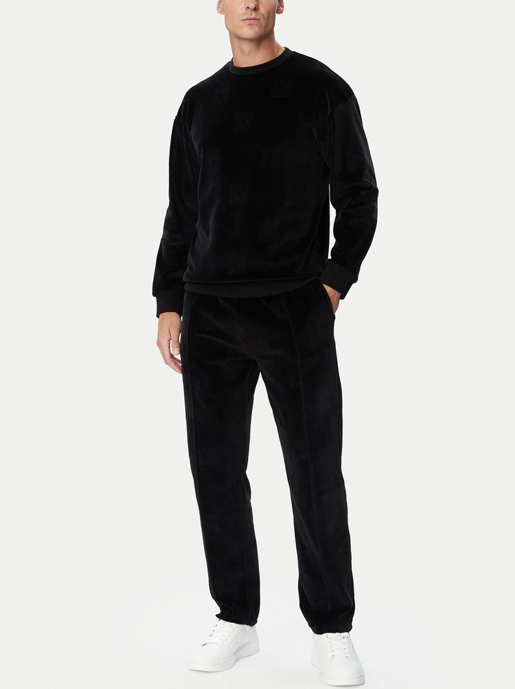 Men's Black Veloro Pants HUGO 50571208-001