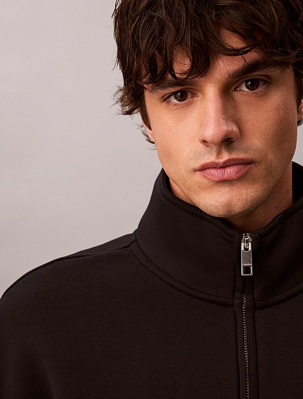 Men's Black Ls Cooling Spacer Full Zip Jacket Calvin Klein LV04LH225G-UB1