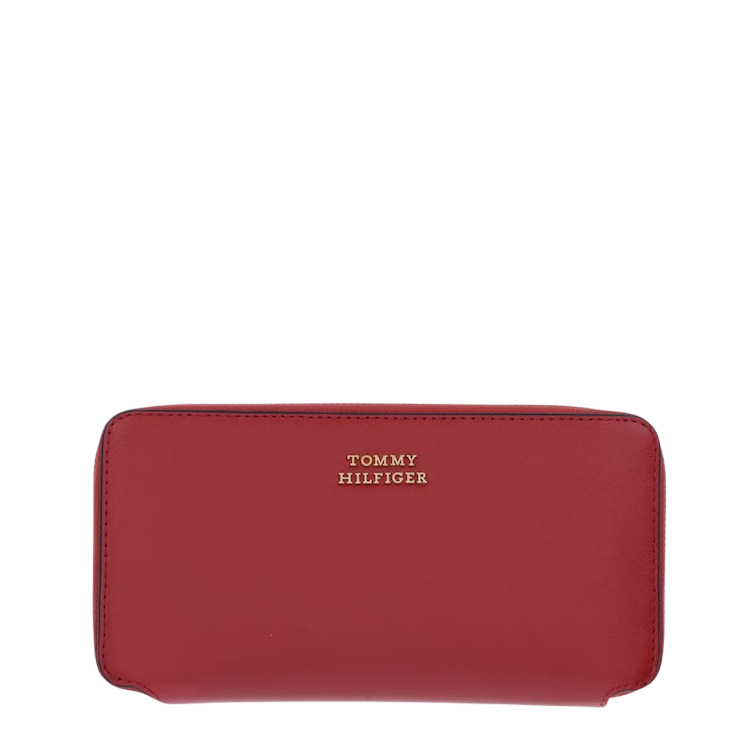 Γυναικείο Δερμάτινο Πορτοφόλι Κόκκινο Tommy Hilfiger AW0AW18941-XLI