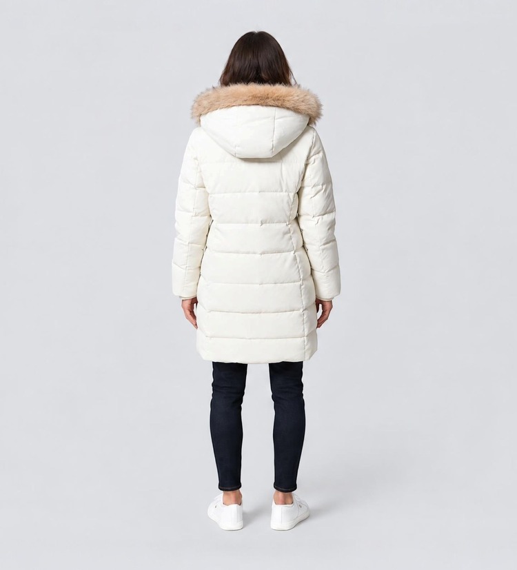 Γυναικείο Μπουφάν Λευκό Ralph Lauren 297P23455004-NATURAL