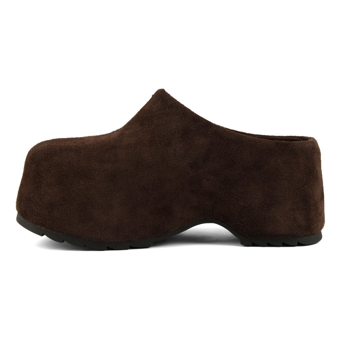 Women's Brown Suede Clog Colors Of California HC SIERRA01-CHOCOLATE