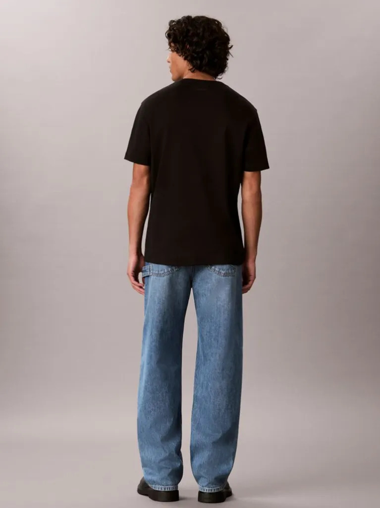 Ανδρικό T-shirt Μαύρο Calvin Klein LV04LH804G-UB1
