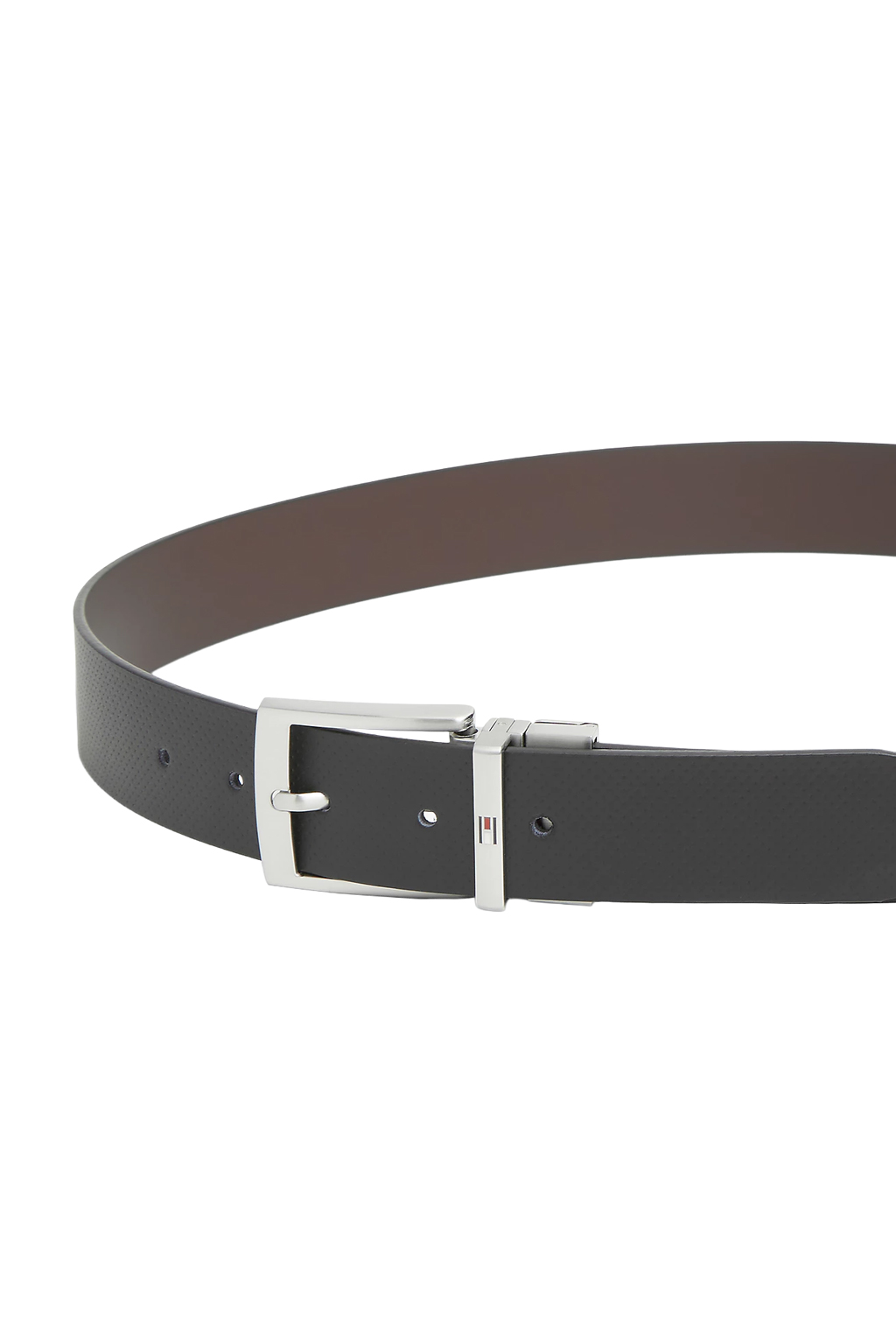 Men's Black/Brown Adan Rev 3.5 Pebble Belt Tommy Hilfiger AM0AM14566-BDS