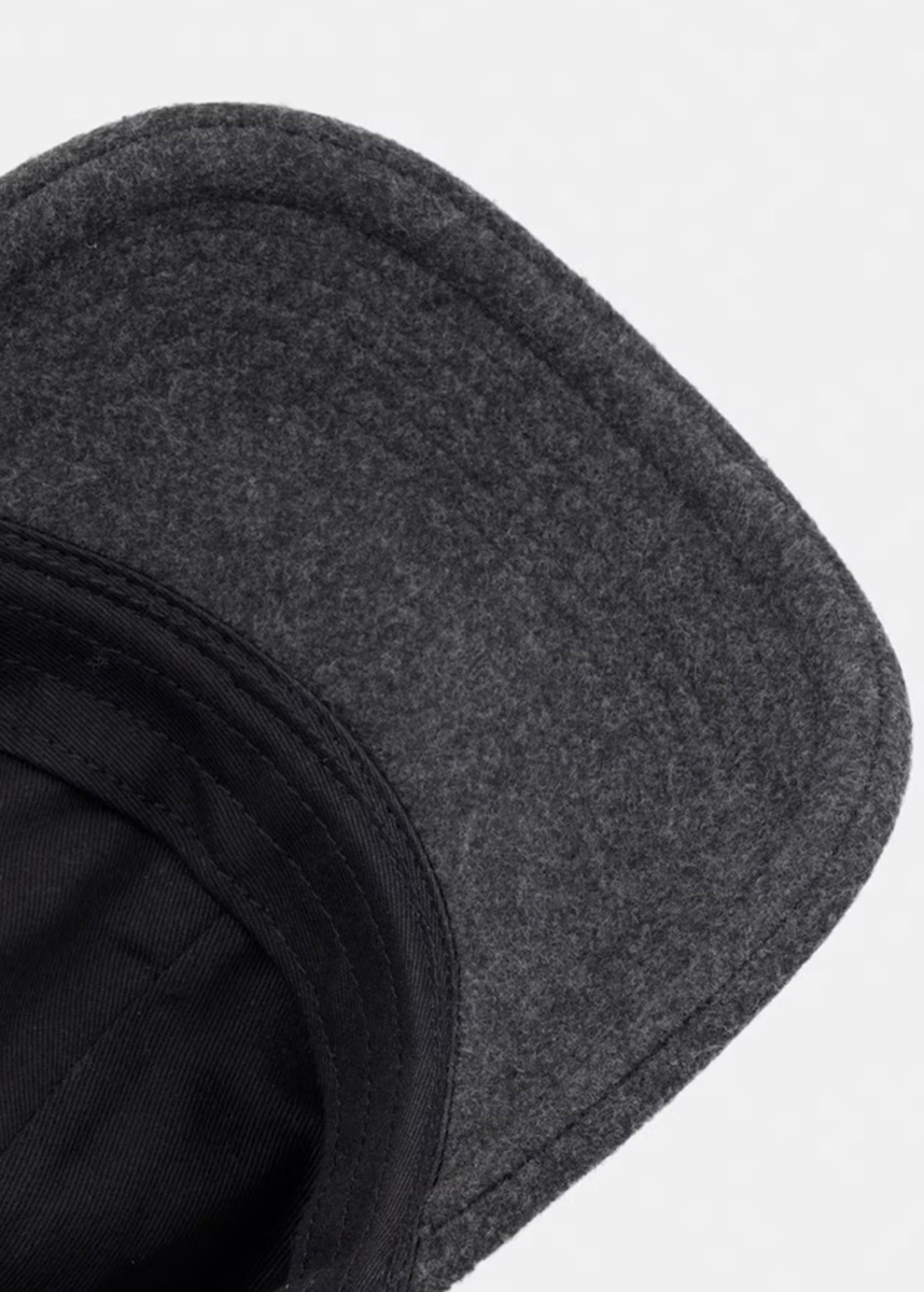 Women's Black Embroidered Titlecase Logo Felt Cap Calvin Klein LV04D5131G-UB1
