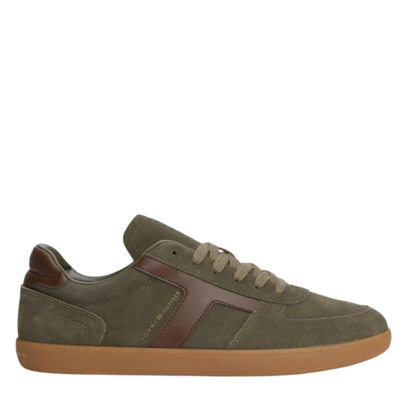 Men's Olive Tribeca Sneaker Suede Tommy Hilfiger FM0FM06069-RBN