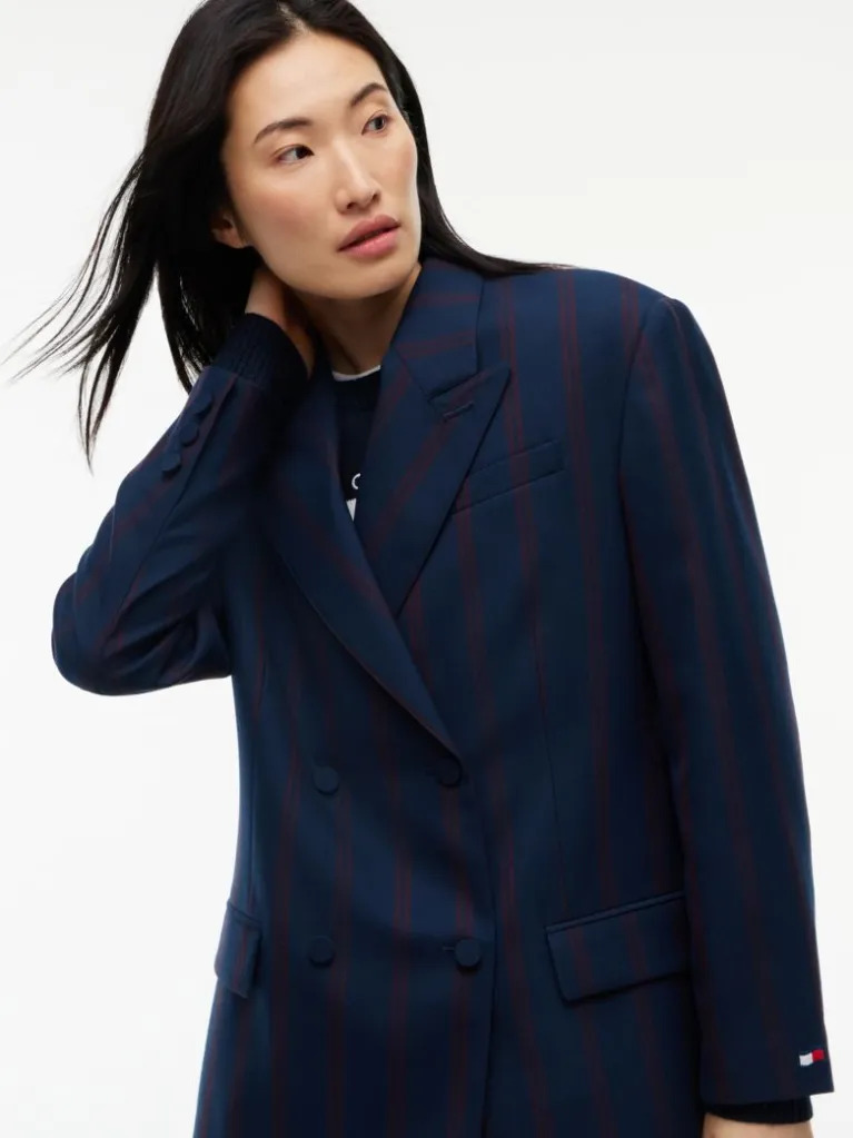 Γυναικείο Collegiate Σακάκι Navy Μπλε Tommy Jeans DW0DW23417-C1G