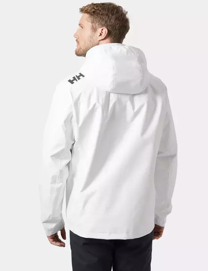 Men's White HEH CREW HOODED MIDLAYER JACKET 2 Helly Hansen 34442-WHITE