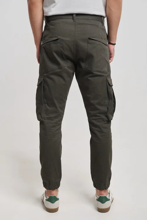 Ανδρικό Cargo Παντελόνι Χακί Royal Denim RIVOLI2381-KHAKI
