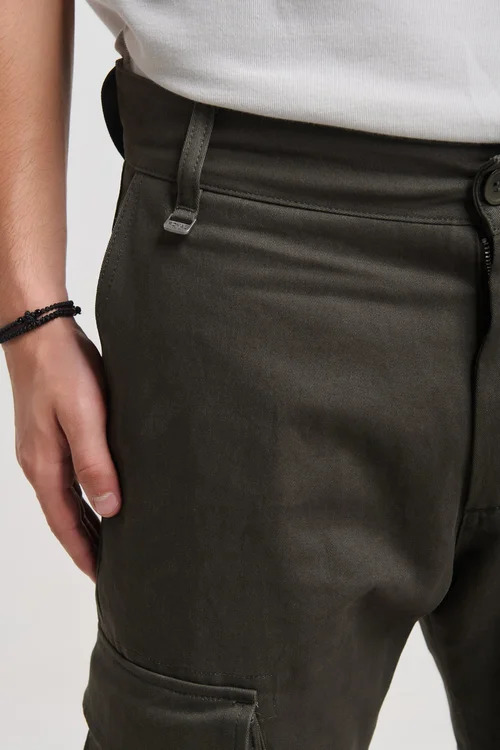 Ανδρικό Cargo Παντελόνι Χακί Royal Denim RIVOLI2381-KHAKI