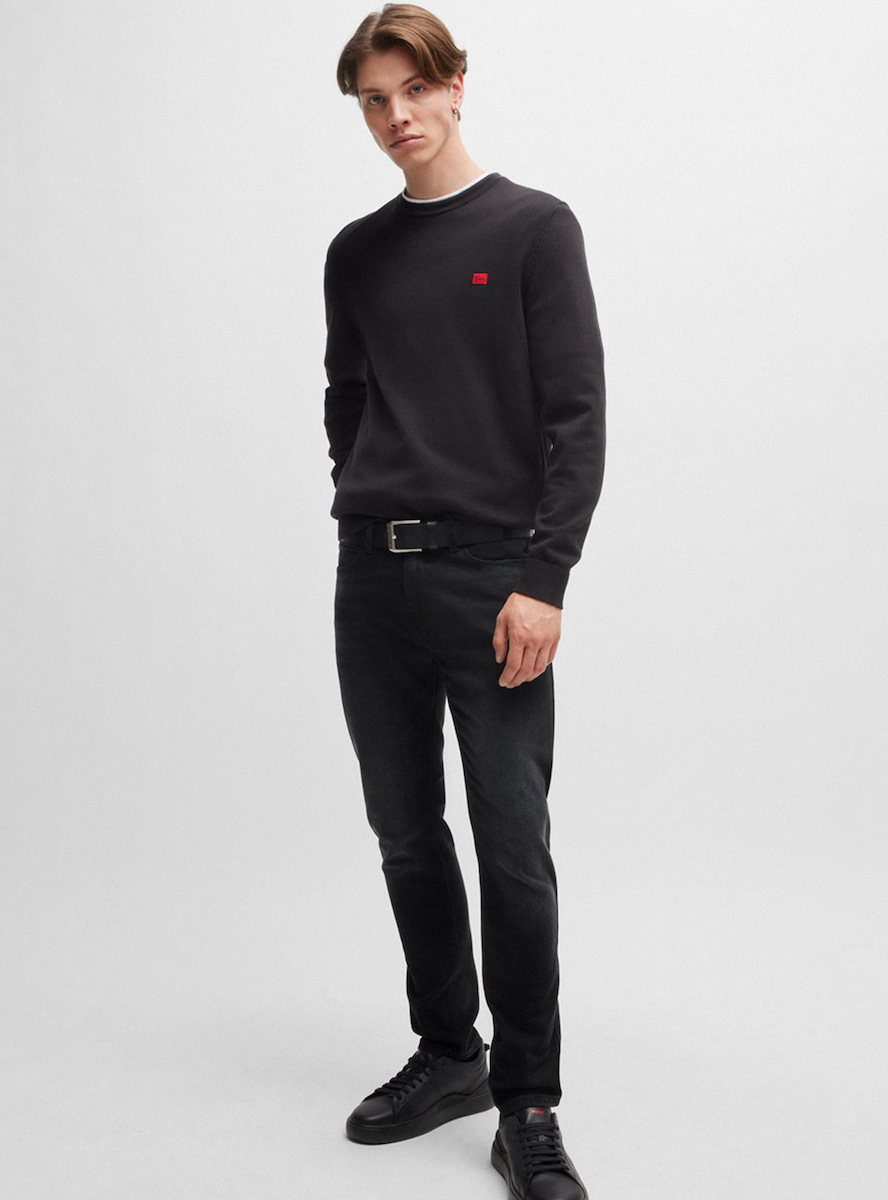Men's Black HUGO 734 Jeans 50524229-005
