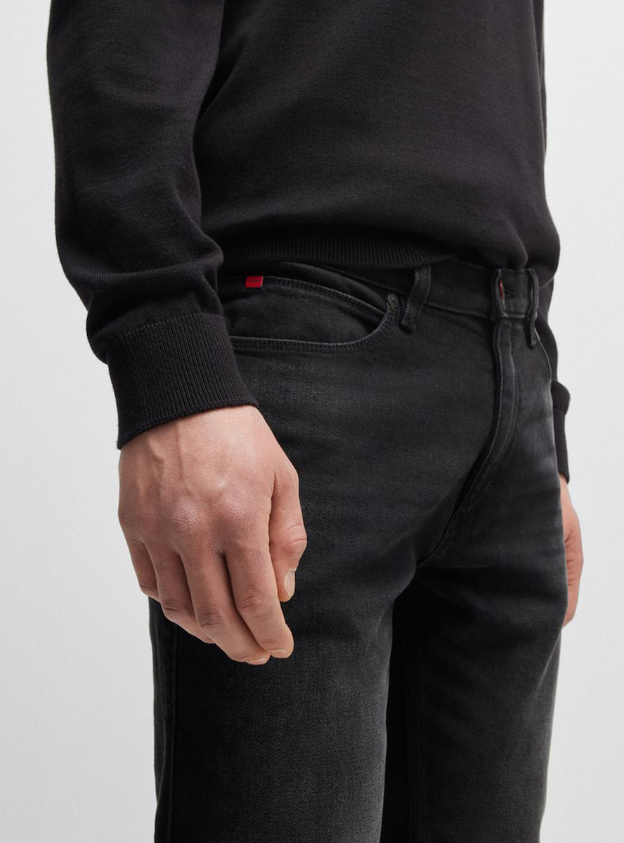 Men's Black HUGO 734 Jeans 50524229-005