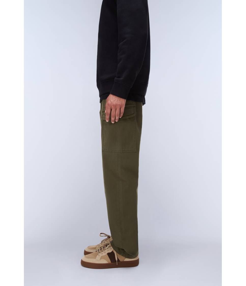 Men's Khaki M-Yasuni Pants Napapijri NP0A8ARS-G1F1