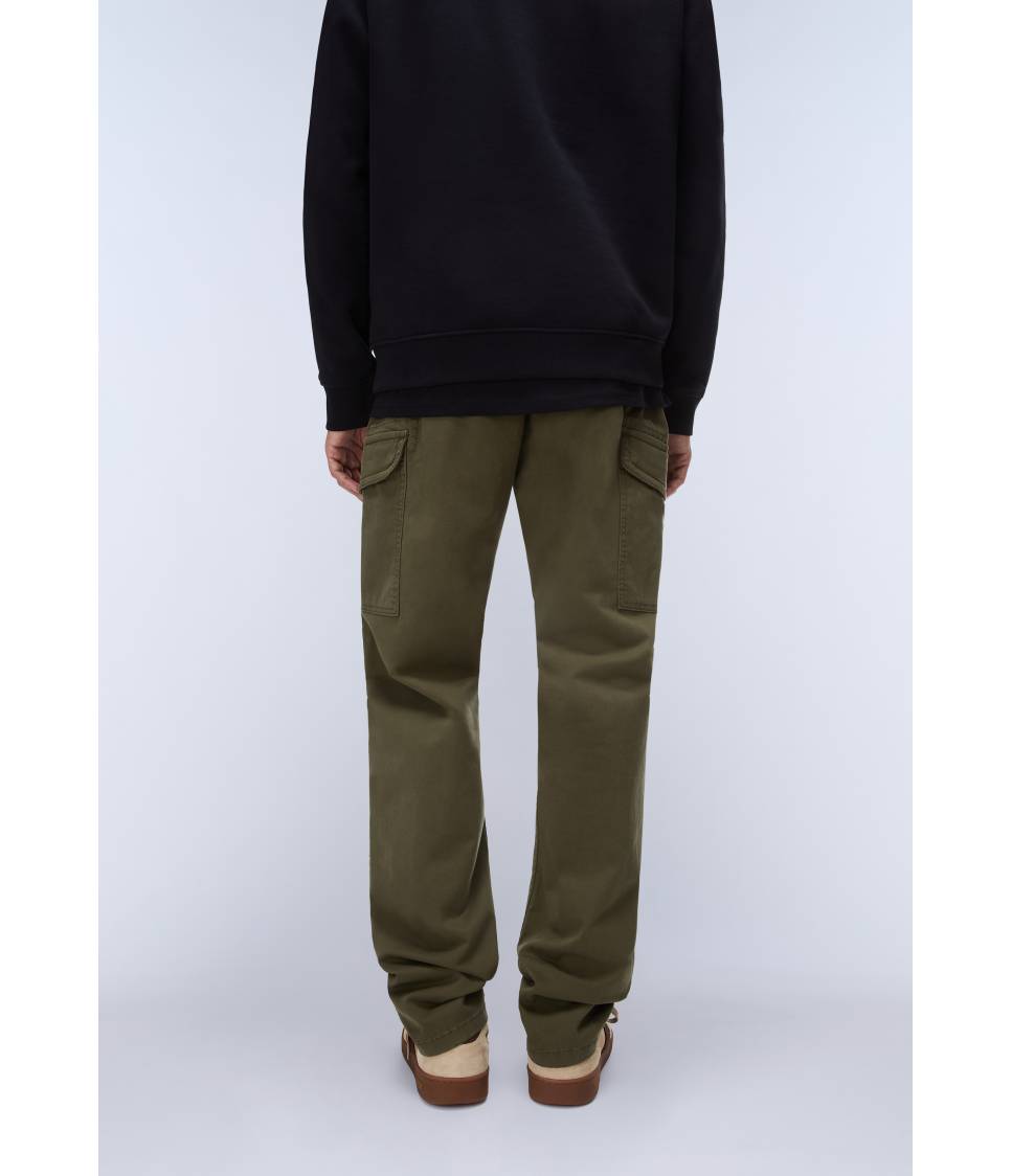 Men's Khaki M-Yasuni Pants Napapijri NP0A8ARS-G1F1