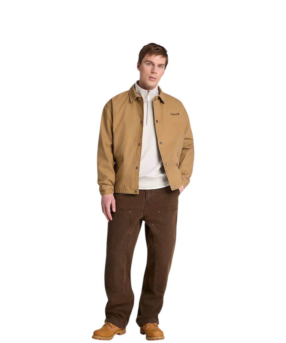 Men's Beige Exeter River Tree Embroidered Sweater Timberland TBC0YHB9-546