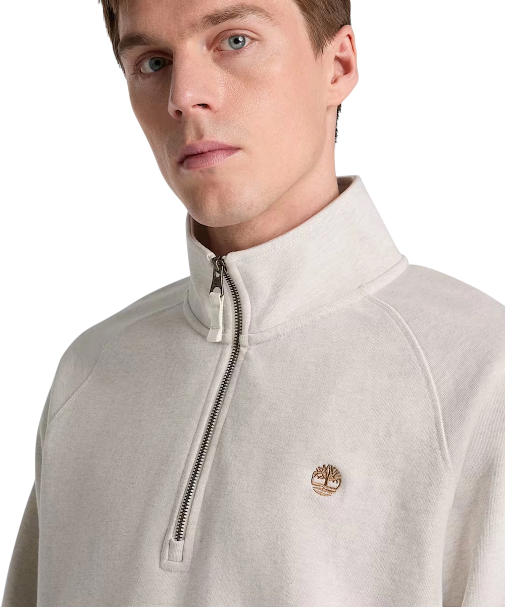 Men's Beige Exeter River Tree Embroidered Sweater Timberland TBC0YHB9-546