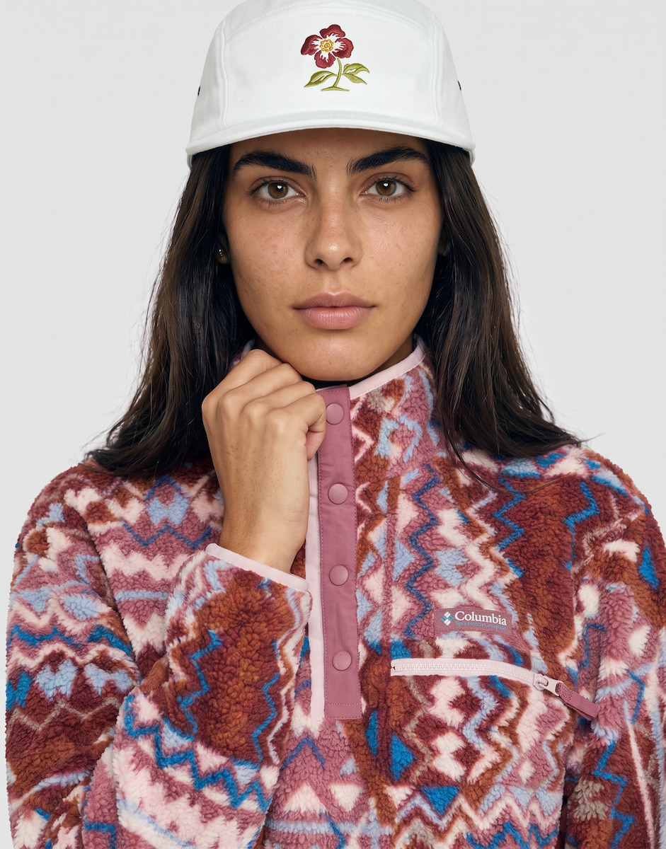 Γυναικείο Helvetia II Printed Cropped Half Snap Fleece Columbia 2098501-555