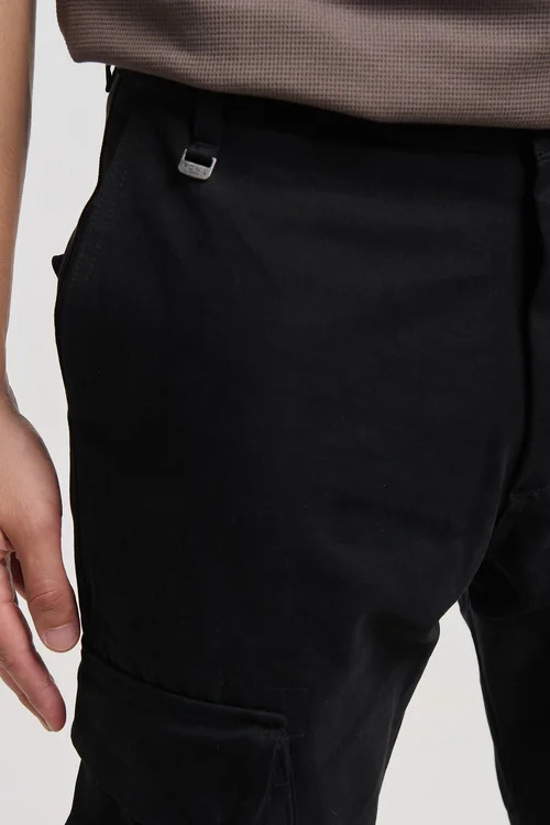 Ανδρικό Cargo Παντελόνι Μαύρο Royal Denim RIVOLI2381-BLACK