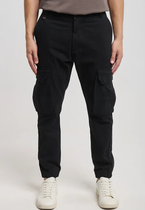 Ανδρικό Cargo Παντελόνι Μαύρο Royal Denim RIVOLI2381-BLACK