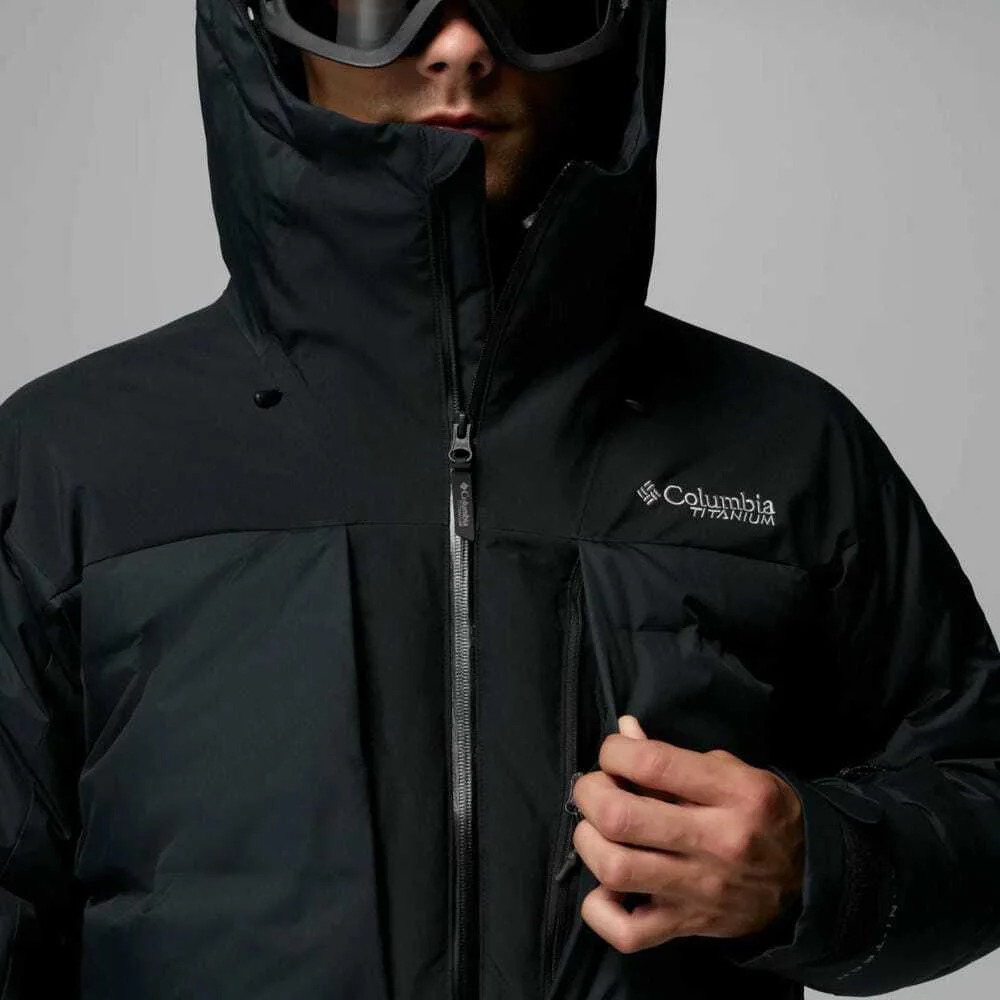 Ανδρικό Glacier Ridge Down Μπουφάν Μαύρο Columbia 2134761-010