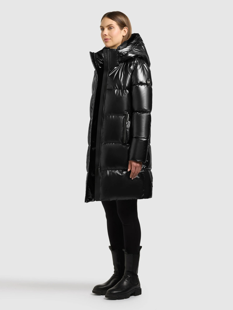 Γυναικείο Shiny Haya3 Μπουφάν Μαύρο Khujo KJ093CO263-BLACK
