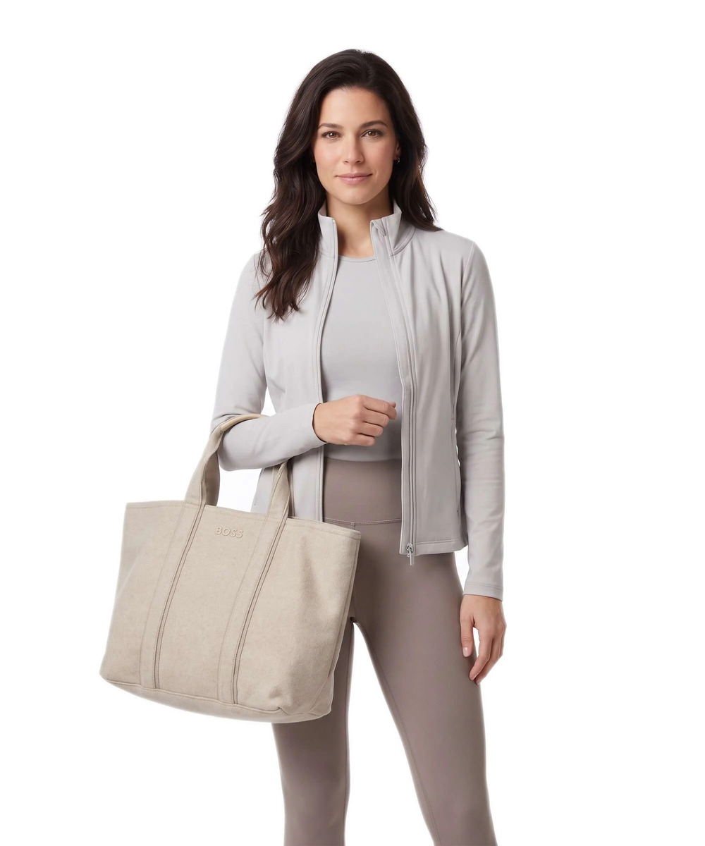 Γυναικεία Palmah Tote Τσάντα Μπεζ BOSS 50573624-277