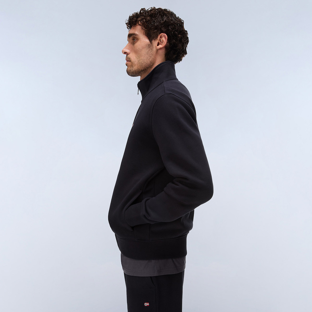 Men's Black Balis Full-Zip Jacket Napapijri NP0A8A5Z-9411