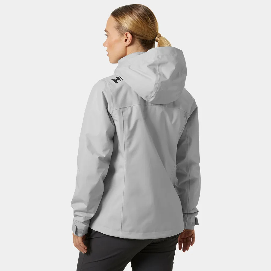 Women's Grey HEH W CREW HOODED MIDL JACKET 2.0 Helly Hansen 34447-GREY