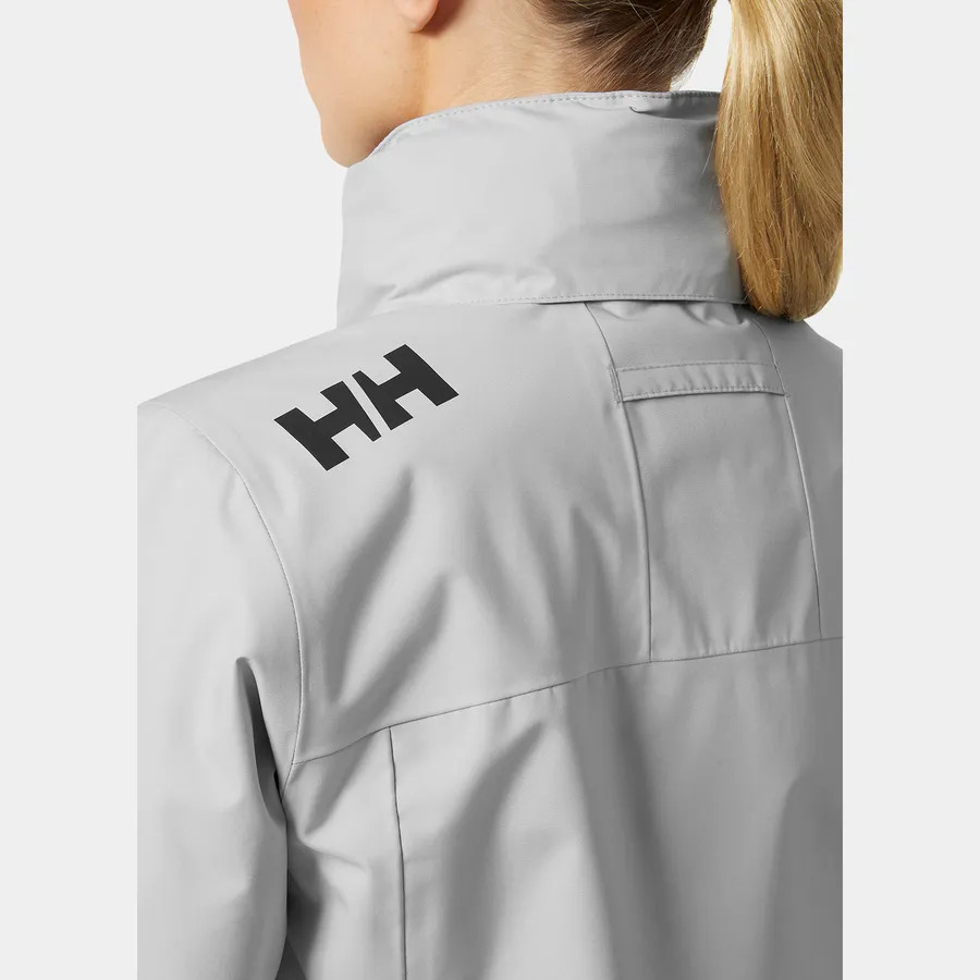 Women's Grey HEH W CREW HOODED MIDL JACKET 2.0 Helly Hansen 34447-GREY