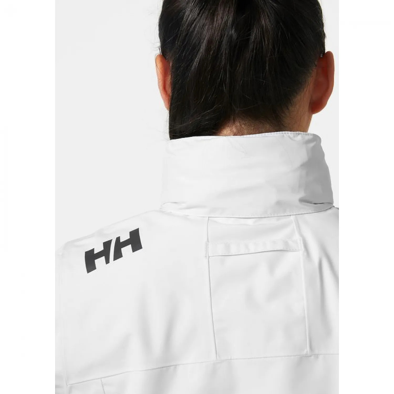Women's White HEH W CREW HOODED MIDL JACKET 2.0 Helly Hansen 34447-WHITE