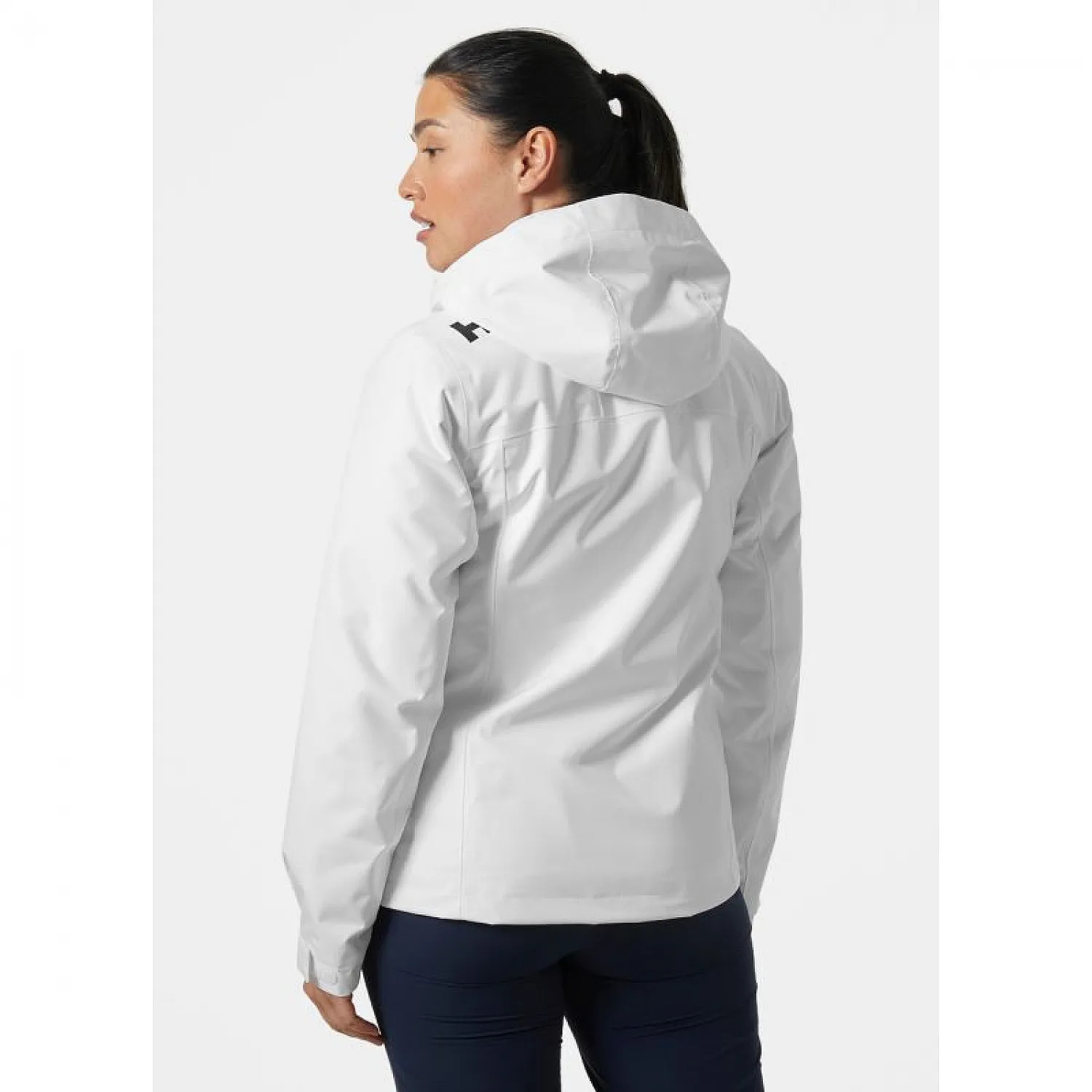 Women's White HEH W CREW HOODED MIDL JACKET 2.0 Helly Hansen 34447-WHITE