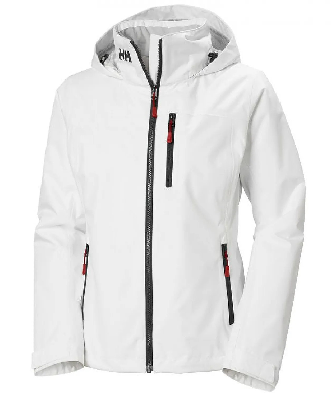 Women's White HEH W CREW HOODED MIDL JACKET 2.0 Helly Hansen 34447-WHITE