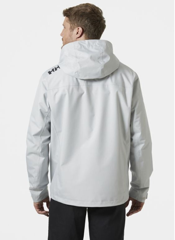 Men's Grey HEH CREW HOODED MIDLAYER JACKET 2 Helly Hansen 34442-GREY
