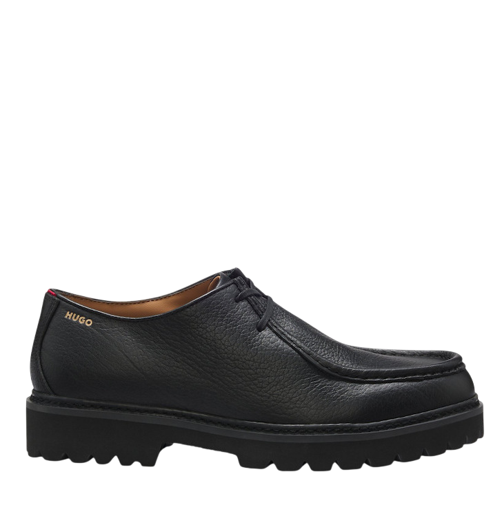 Men's Black Leather Draven Lace Ups HUGO 50568838-001