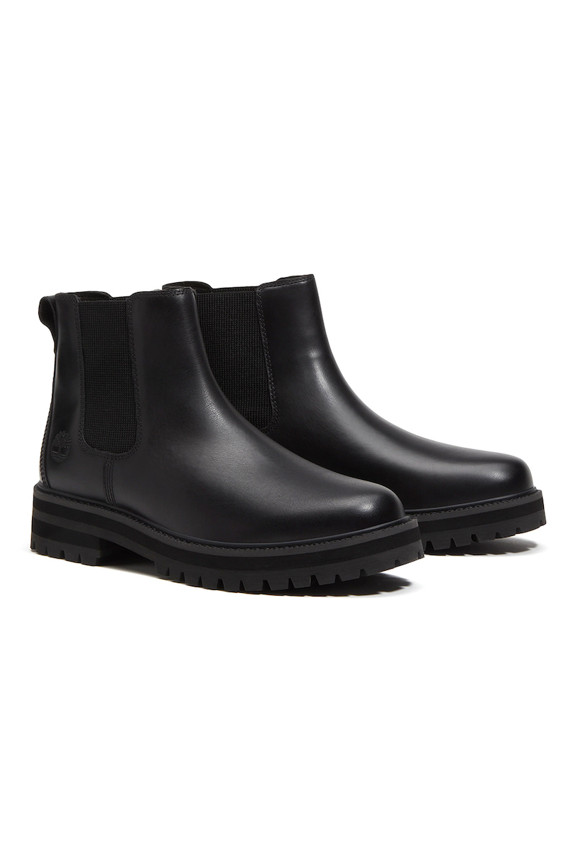 Men's Black Leather MID CHELSEA BOOT Timberland TB0A5RRD-W02
