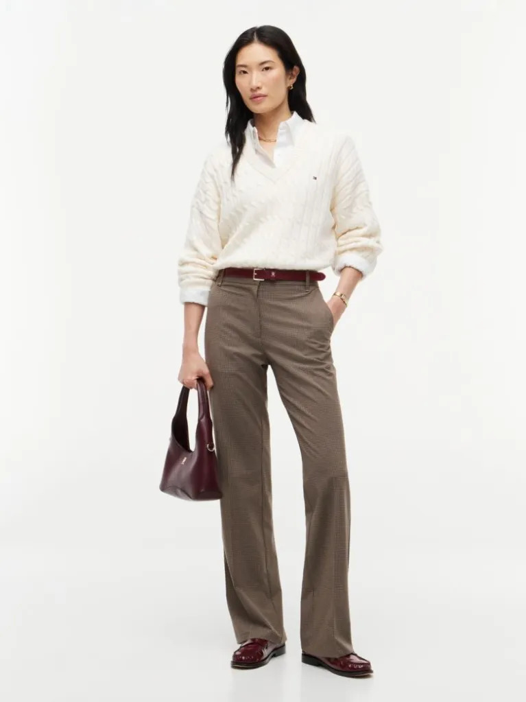 Women's Bi-Stretch Travel Bootcut Pants Tommy Hilfiger WW0WW51902-0MG
