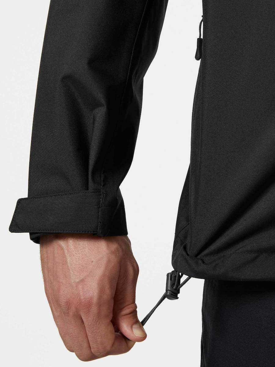 Men's Black HEH CREW HOODED MIDLAYER JACKET 2 Helly Hansen 34442-BLACK