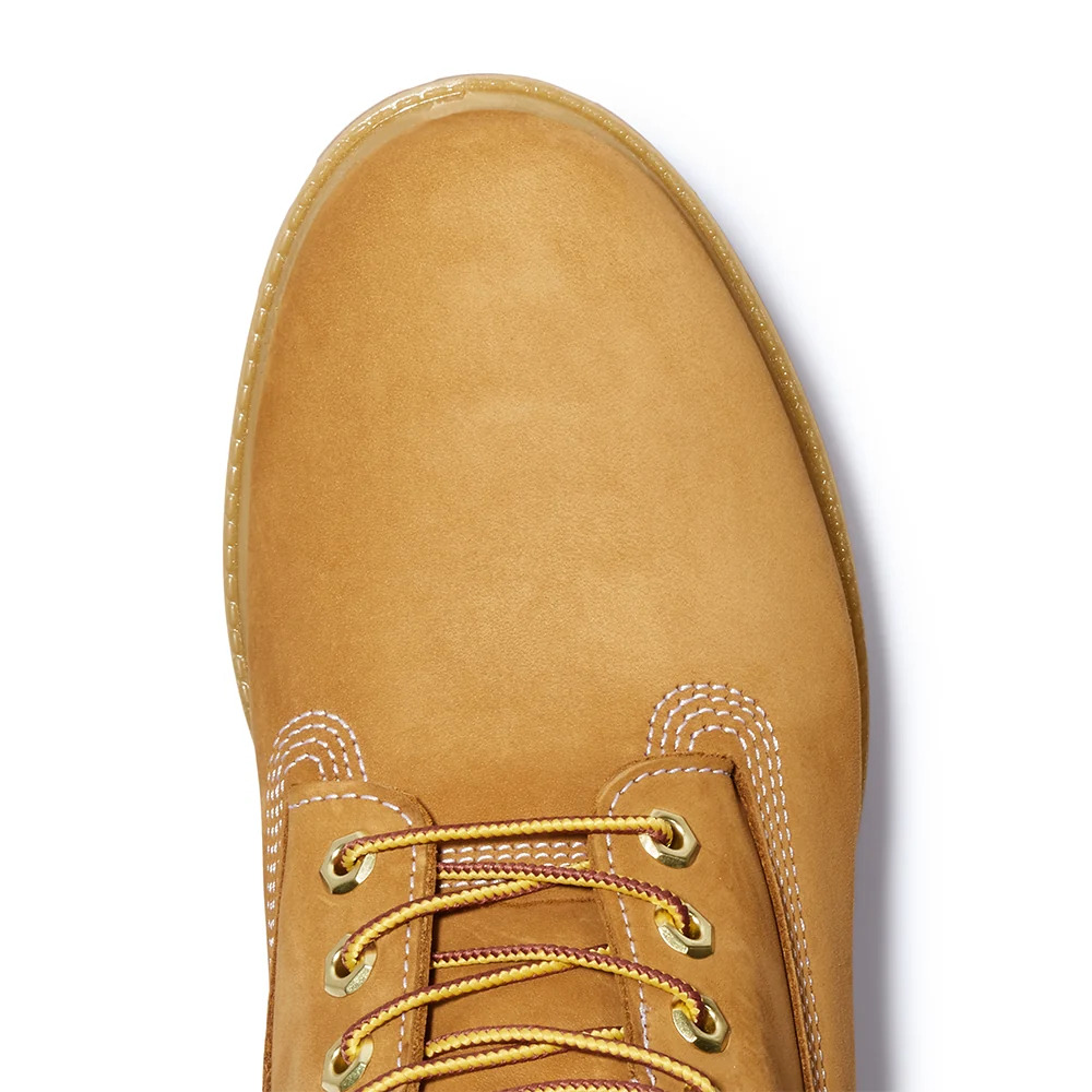 Men's Wheat Nubuck Leather Prem 6 In Lace Waterproof Boot Wh Timberland TB110061-713