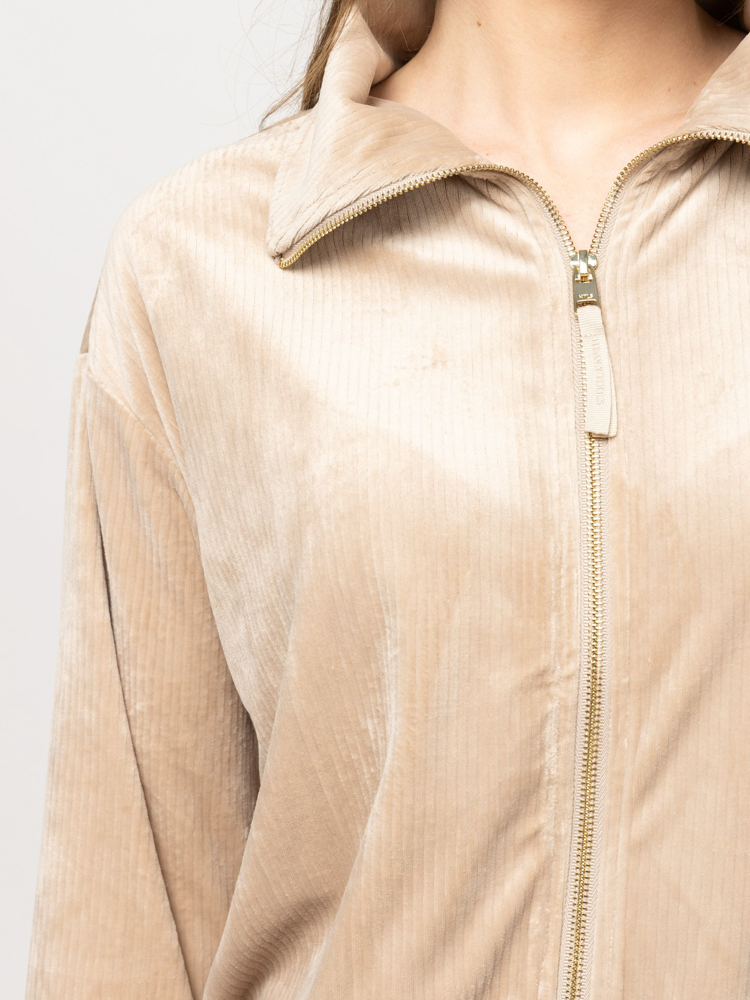 Women's Beige Timora Sweatshirt Heavy Tools T06033-SAND