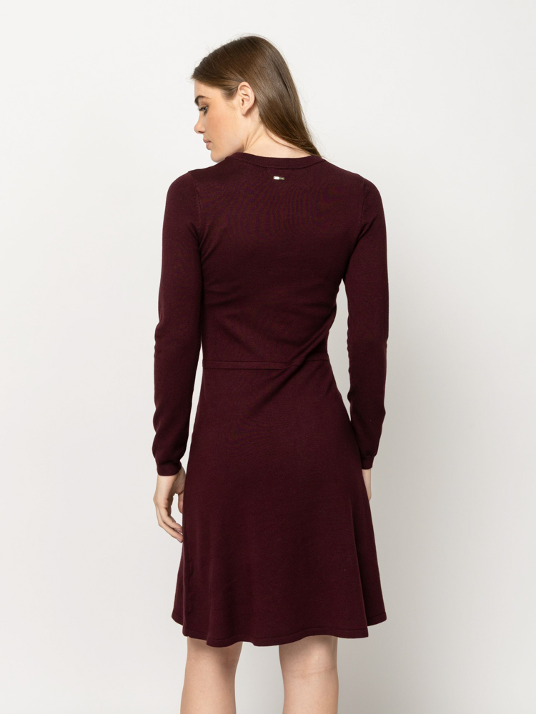 Women's Burgundy Heal Dress Heavy Tools T54021-BORDEAUX
