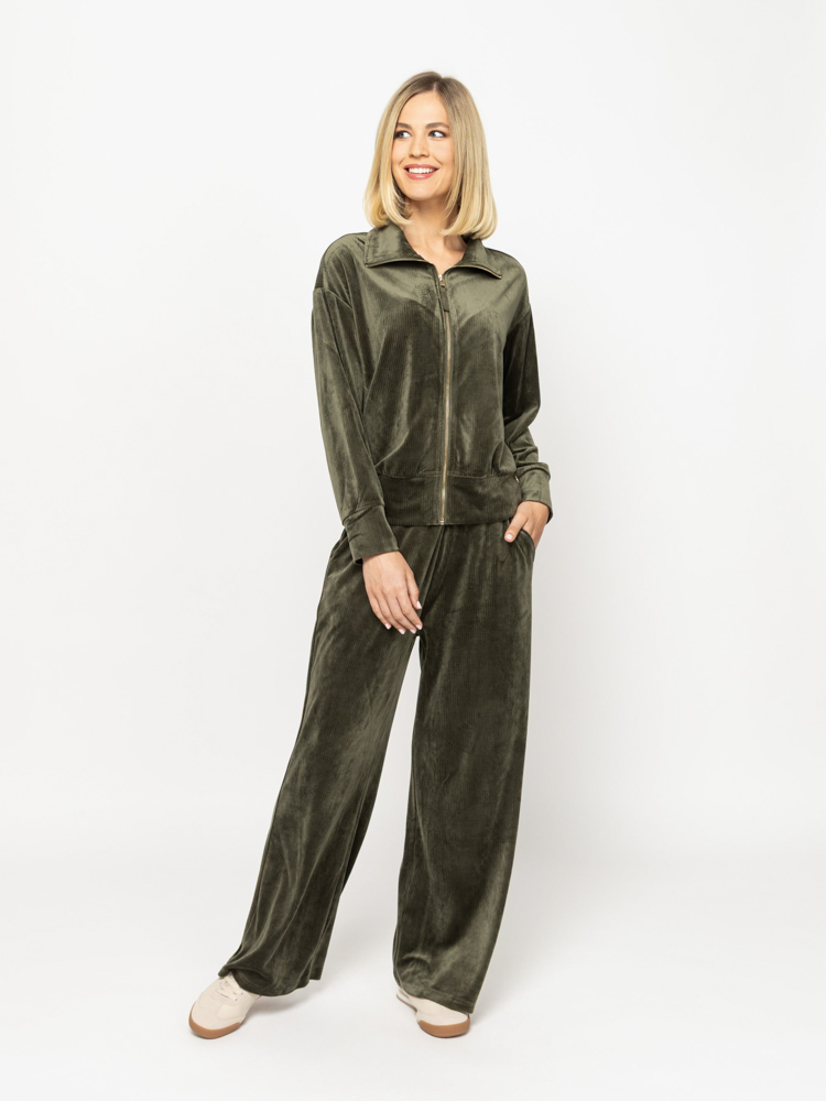 Women's Olive Green Zaragoza Sweatpants Heavy Tools T08044-OLIVE